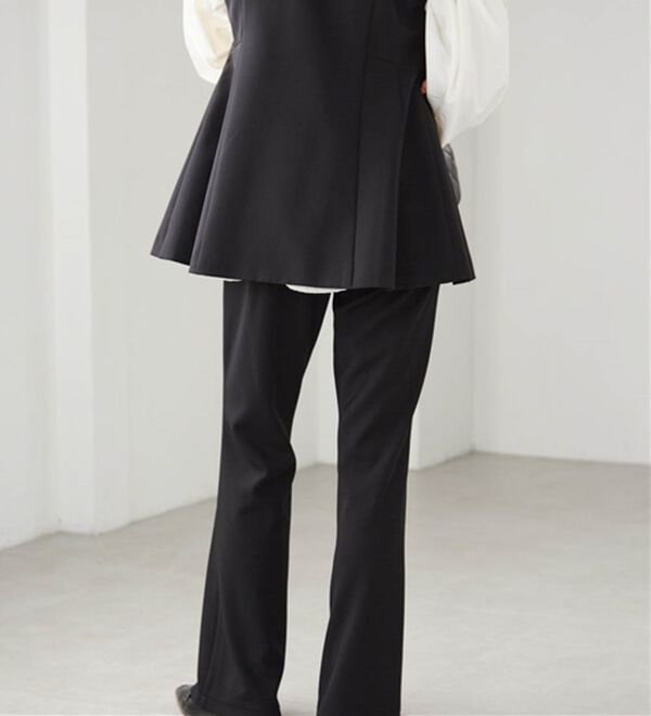 RANAN（ラナン）の「美脚見えツイルフレアーパンツ（フルレングスパンツ）」｜詳細画像