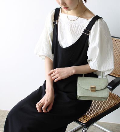 GeeRA（ジーラ）の「【選べる2丈】上品ジャンパースカート（ジャンパースカート）」