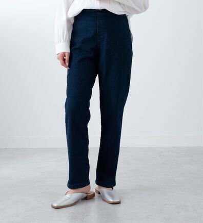 BELLUNA（ベルーナ）の「ウエストリブ使いスリムパンツ（フルレングスパンツ）」