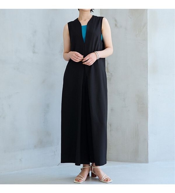 ひんやり！防シワ！麻調ジャンプスーツ - ベルーナ【公式】