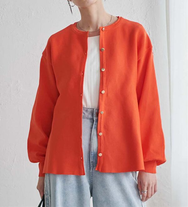 RANAN（ラナン）の「ペプラムチュニックカーデ（ニットカーディガン）」｜詳細画像