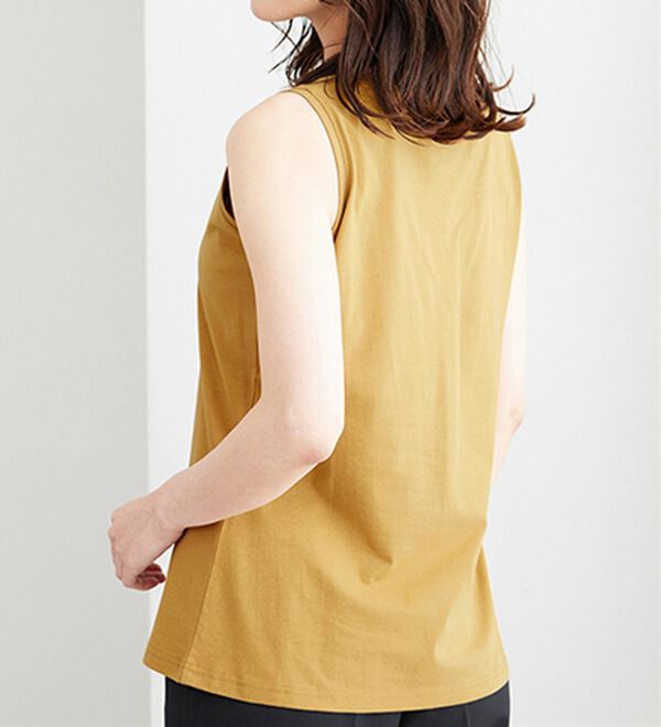 BELLUNA（ベルーナ）の「ヒンヤリ綿１００％大人顔タンクトップ（タンクトップ・キャミソール）」｜詳細画像