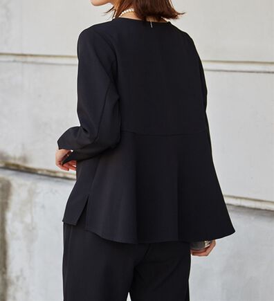 RANAN（ラナン）の「楽してきれい見え！セットアップ（ブラウススーツ）」