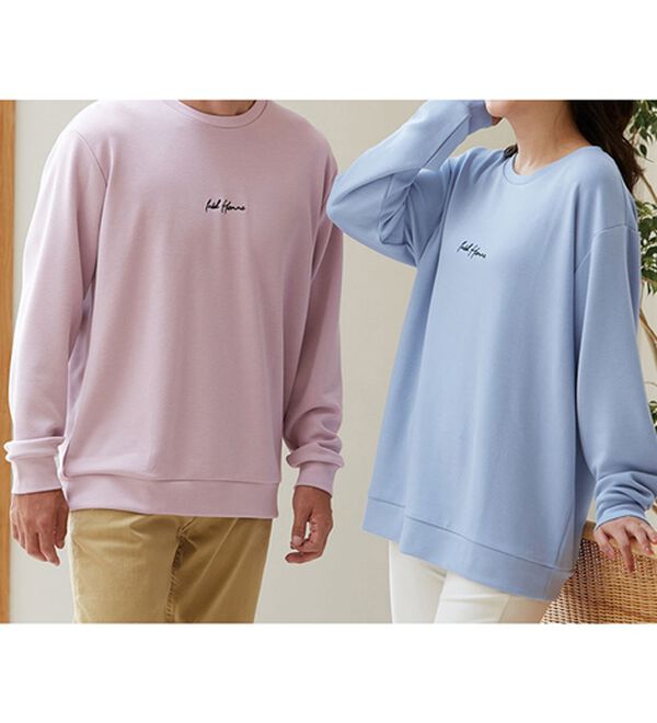 「＜イネド　オム＞なめらかクルートレーナー（メンズトレーナー）」｜詳細画像