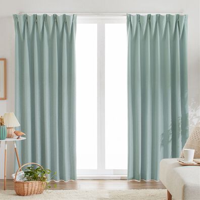 iellio（イエリオ）の「１００％遮光・断熱保温・防音・天然素材風カーテン（ドレープカーテン）」