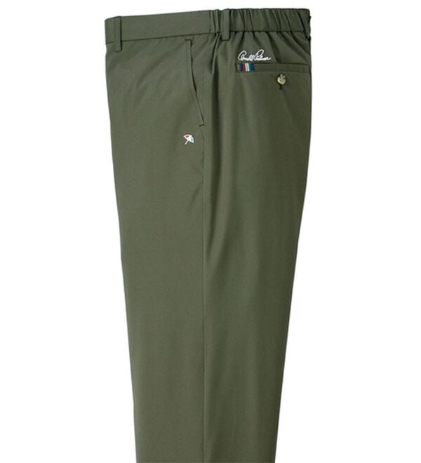 「＜アーノルド　パーマー＞進化系！すっきりハイブリッドダウンパンツ（メンズフルレングスパンツ）」｜カーキ