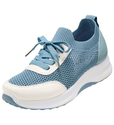 BELLUNA（ベルーナ）の「紐靴に見えるのびのびニットスニーカー（スニーカー）」