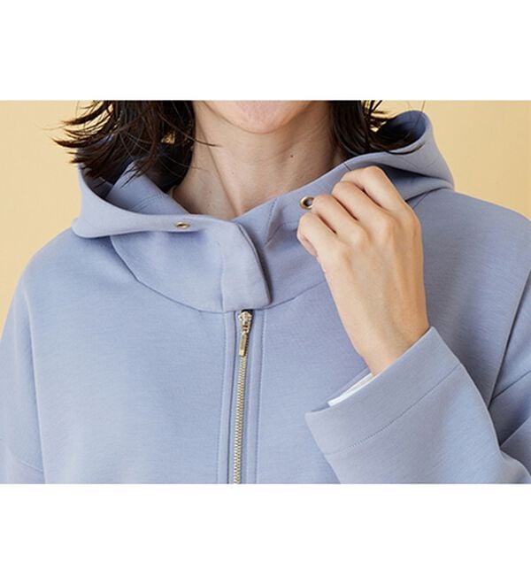 BELLUNA（ベルーナ）の「衿デザインロング丈パーカー（パーカー）」｜詳細画像