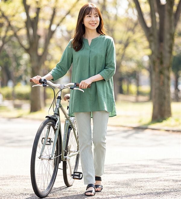 ルフラン（ルフラン）の「毎日はきたくなる！ストレッチパンツ（フルレングスパンツ）」｜詳細画像