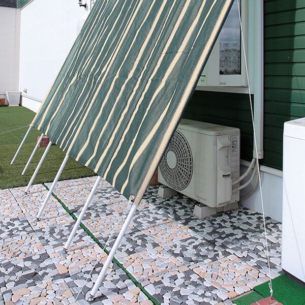 「ぱぱっと簡単立てかけ日よけ（エクステリア・屋外器具）」｜詳細画像