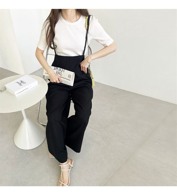 GeeRA（ジーラ）の「サロペットワイドパンツ（オールインワン）」｜詳細画像