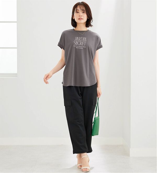 BELLUNA（ベルーナ）の「ヒンヤリ爽快！ドロスト使いカーゴパンツ（その他パンツ）」｜詳細画像