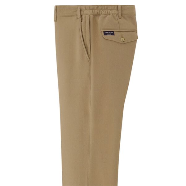 「≪ＴＶ限定★≫＜コムルヴァン・オム＞お父さんの裏シャギー７得パンツ（メンズフルレングスパンツ）」｜ベージュ