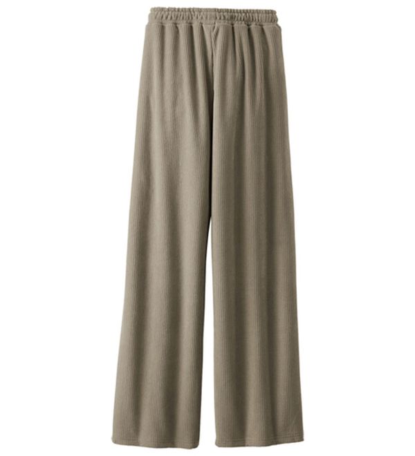 BELLUNA（ベルーナ）の「なめらかコーデュロイワイドパンツ（ワイドパンツ・ガウチョ）」｜詳細画像