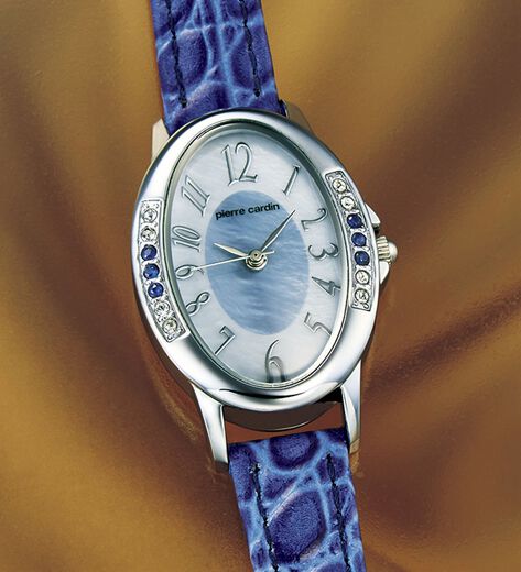 pierre cardin（ピエールカルダン） 腕時計 ソーラー ブラック スワロフスキー＆ダイヤモンド（1P） pierre cardin ピエールカルダン 腕時計 FTR-URO ゴールドカラー