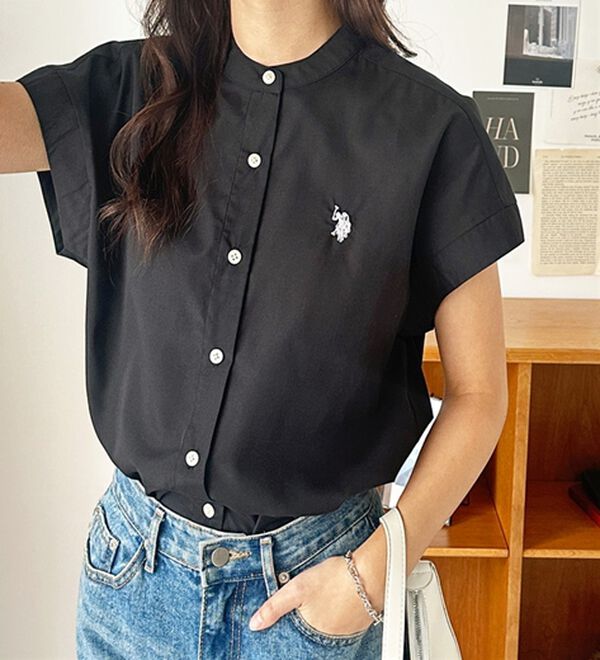 GeeRA（ジーラ）の「【ＵＳ．ＰＯＬＯ．ＡＳＳＮ】フレンチスリーブシャツ（シャツ）」｜詳細画像