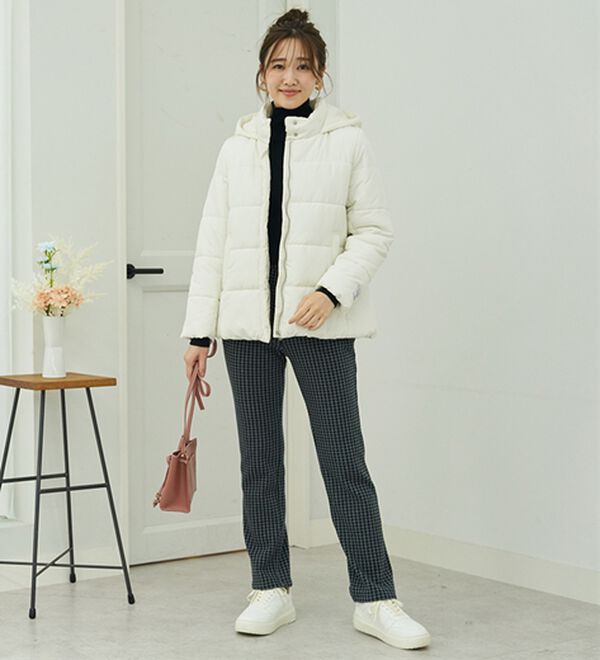 BELLUNA（ベルーナ）の「まるではく毛布！静電防止付裏ファーイージーパンツ（フルレングスパンツ）」｜詳細画像