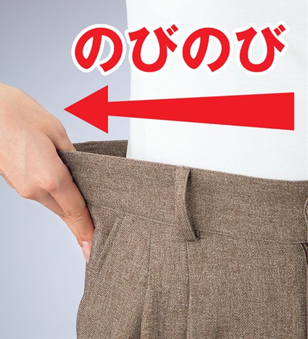 ルフラン（ルフラン）の「こ綺麗でこなれたウールライクパンツ（フルレングスパンツ）」｜詳細画像