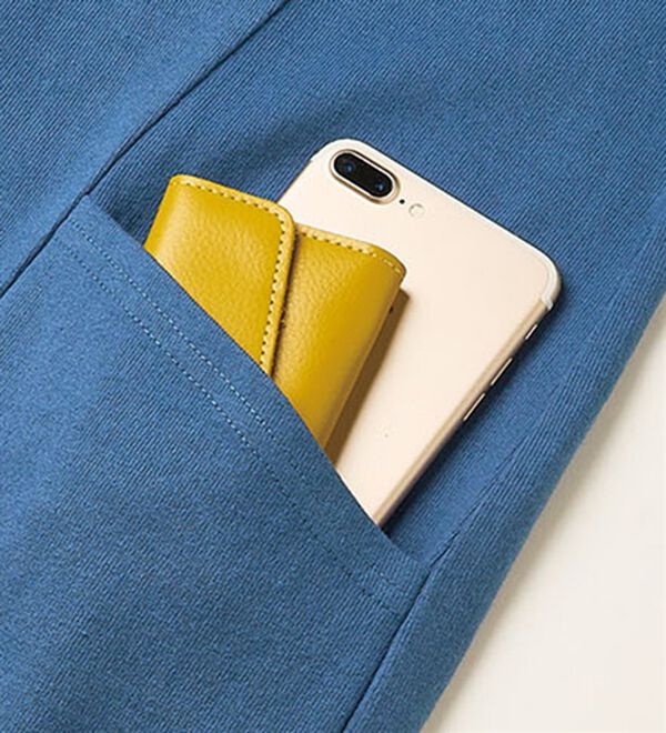 ルフラン（ルフラン）の「【３色組】綿１００％切替デザインチュニック（カットソー）」｜詳細画像