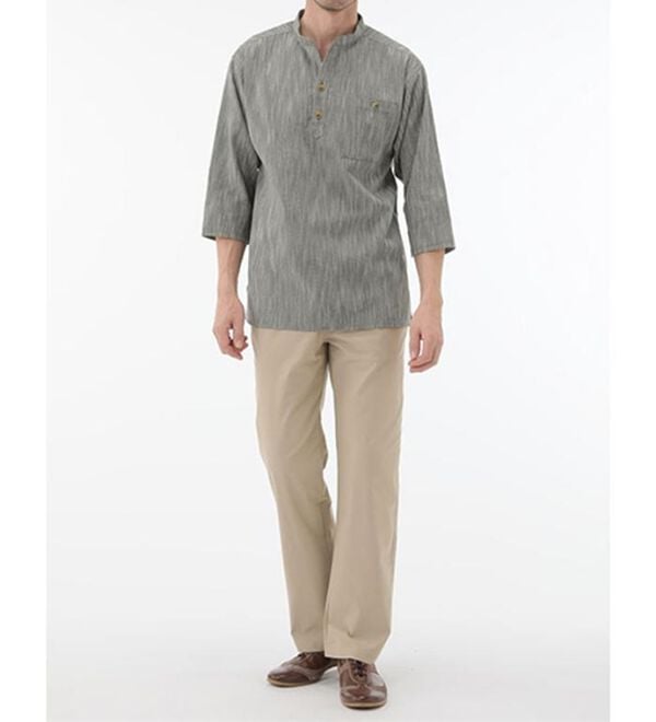 「＜ダンロップ・リファインド&times;コムルヴァン・オム＞７得アクティブチノパンツ（メンズフルレングスパンツ）」｜詳細画像