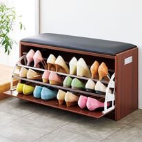 「腰かけ付シューズボックス（玄関収納・用品）」