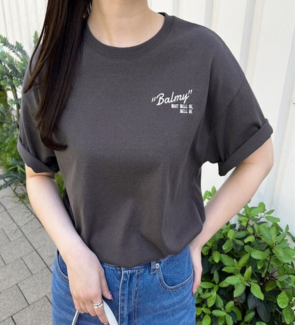 GeeRA（ジーラ）の「サガラ刺繍バックロゴＴシャツ（Tシャツ）」｜詳細画像