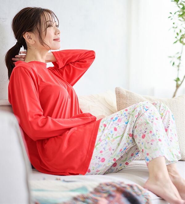 LAVIENNE（ラヴィエンヌ）の「【３点セット】【ヒビヤカダン　スタイル】トラベルパジャマ（パジャマ・ルームウェア）」｜詳細画像