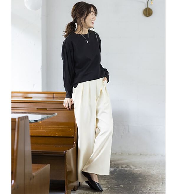 BELLUNA（ベルーナ）の「はっ水！フラットシューズ（パンプス）」｜詳細画像