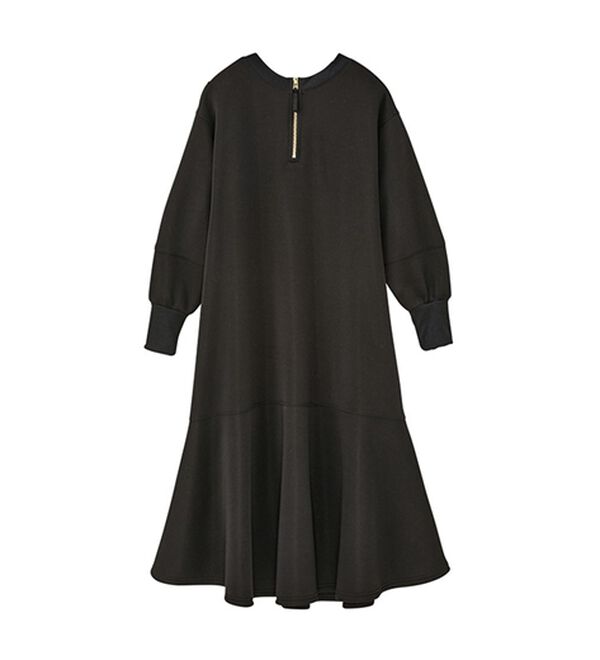 GeeRA（ジーラ）の「前後２ＷＡＹマーメイド裏起毛ワンピース（カットソーワンピース）」｜詳細画像