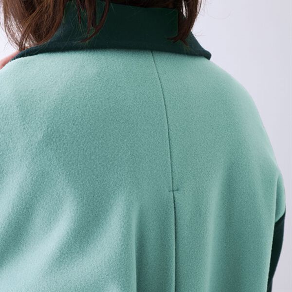 BELLUNA（ベルーナ）の「ウール調素材配色デザインコート（ロングコート）」｜詳細画像