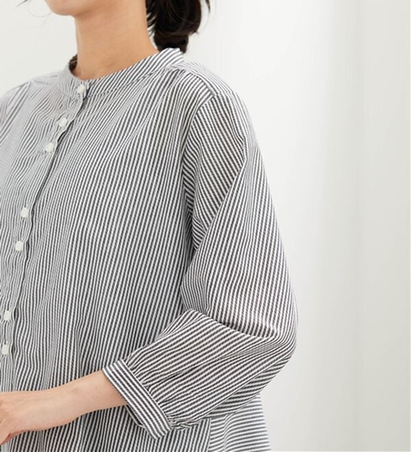 BELLUNA（ベルーナ）の「フランス綾ペプラムデザインチュニック（チュニック）」｜詳細画像