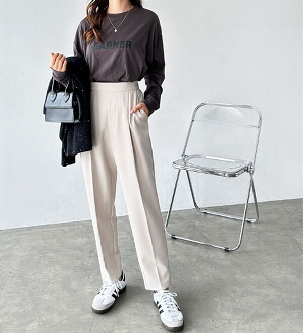 GeeRA（ジーラ）の「美脚きれい魅せ！テーパードパンツ（フルレングスパンツ）」｜詳細画像