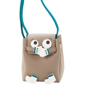 BELLUNA（ベルーナ）の「キョロ太郎ショルダーバッグ（ショルダーバッグ）」｜モカ