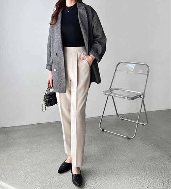 GeeRA（ジーラ）の「美脚きれい魅せ！テーパードパンツ（フルレングスパンツ）」｜詳細画像