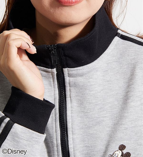 BELLUNA（ベルーナ）の「＜Ｄｉｓｎｅｙ＞【ミッキー＆ミニー】裏毛トラックジャケット（ブルゾン）」｜詳細画像