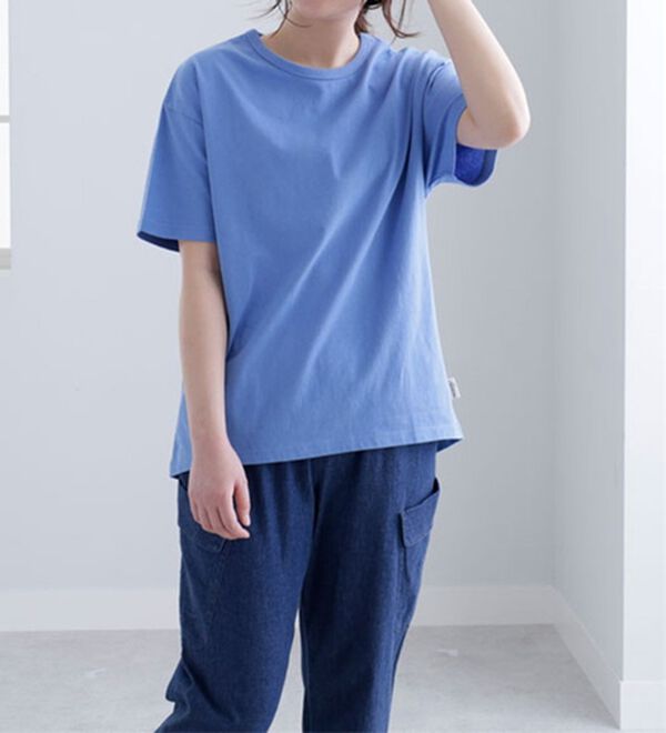 BELLUNA（ベルーナ）の「＜ｓｏｒａｆｕｋｕ＞ＵＳＡコットンプルオーバー（カットソー）」｜青