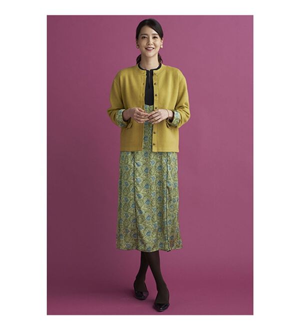 BELLUNA（ベルーナ）の「＜ウィリアムモリス柄＞プリントワンピース（プリントワンピース）」｜詳細画像