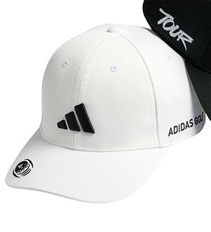 「＜アディダス＞サイドロゴキャップ（メンズ帽子）」｜ホワイト