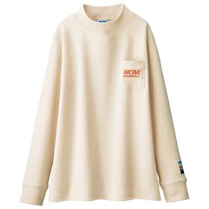 BELLUNA（ベルーナ）の「＜ＮＣＡＡ＞裏起毛ワッフルプルオーバー（カットソー）」｜アイボリー