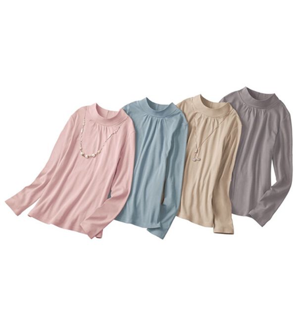 「優しい温もりオーガニックコットンハイネックインナー（肌着・インナーウェア）」｜詳細画像