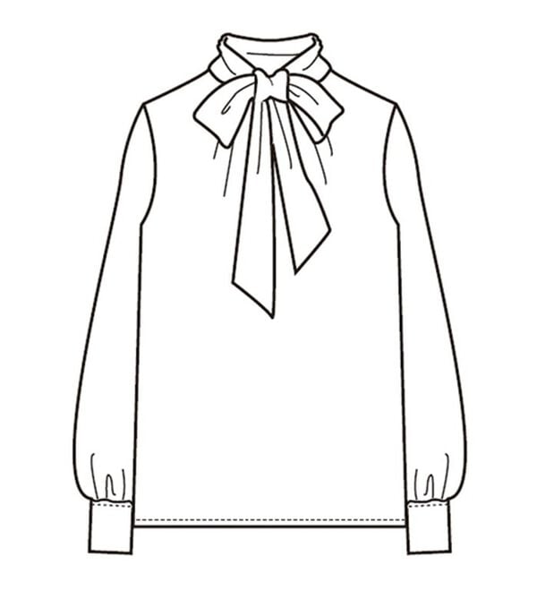 VINNO（ヴィノ）の「楽ケア！タイブラウス&times;ジャンスカセット（ジャンパースカート）」｜詳細画像