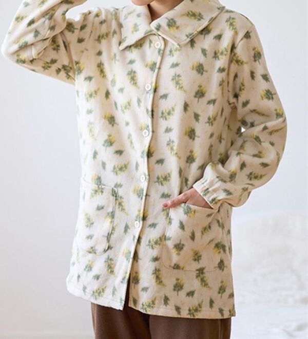 LAVIENNE（ラヴィエンヌ）の「ソフトでかるぽかフリースパジャマ（パジャマ・ルームウェア）」｜詳細画像