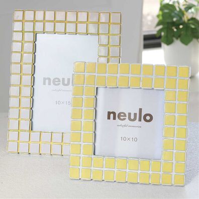iellio（イエリオ）の「ｎｅｕｌｏ　チェック・フォトフレーム（インテリア雑貨）」