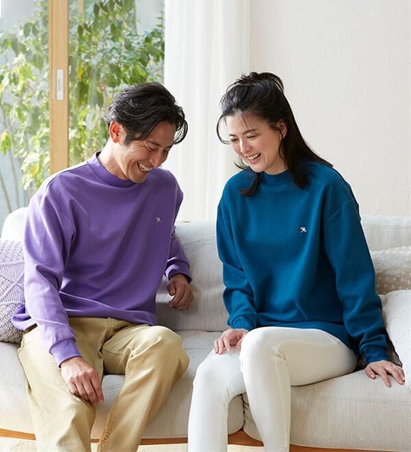 アーノルド パーマー＞1枚で決まる肌側綿100％ハイネック