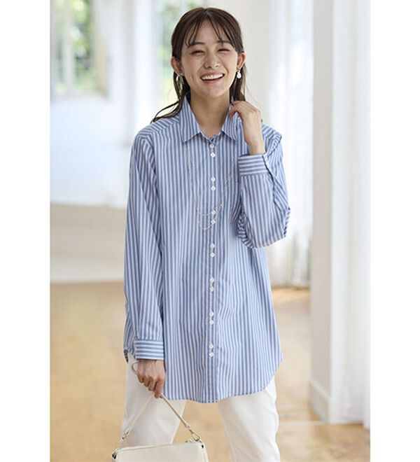 BELLUNA（ベルーナ）の「アイロンいらずの形態安定シャツ（シャツ）」｜詳細画像