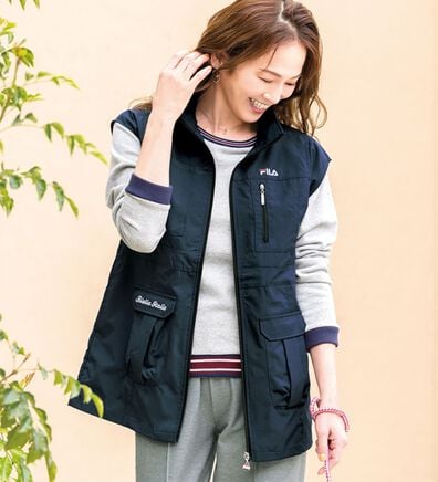 ルフラン（ルフラン）の「【ＦＩＬＡ】キャップスリーブお散歩ベスト（ベスト）」