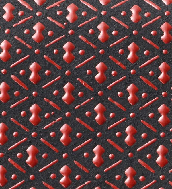 「縁起の良い瓢箪柄印伝と姫路レザーの２ＷＡＹショルダー（メンズショルダーバッグ）」｜詳細画像