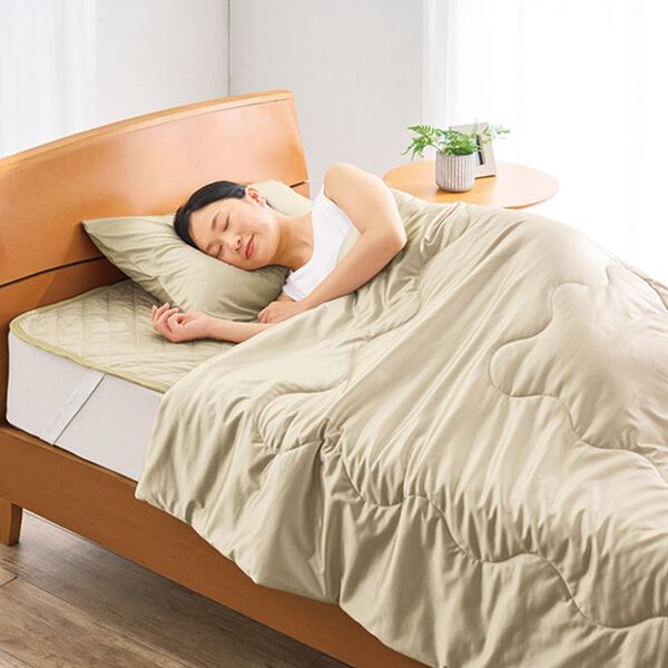 「シルクタッチ冷感軽寝具（敷パッド）」｜詳細画像