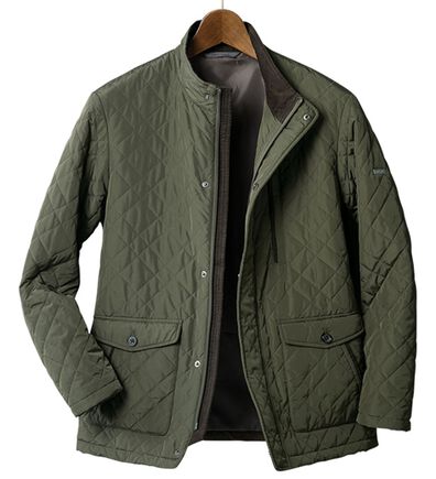 「＜クロコダイル＞中わたキルトジャケット（メンズジャケット）」