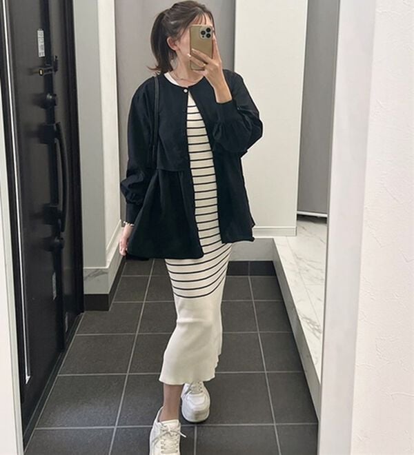 GeeRA（ジーラ）の「羽織にもなる！ペプラムシャツチュニック（チュニック）」｜詳細画像